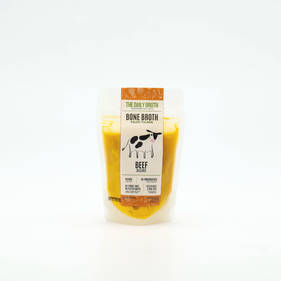 The Daily Broth Minis (Pack of 3) - Beef (No Added Sugar, Salt, or Pepper)